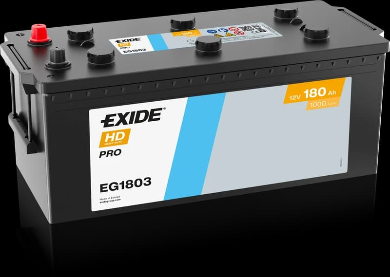 Exide CV Range D05 EG1803 Truck Battery 12V 180Ah 1000A