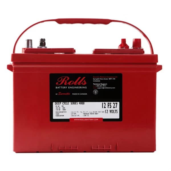 Rolls 12FS105 / 12FS27 Flooded Deep-Cycle Monobloc Battery 12V 105Ah