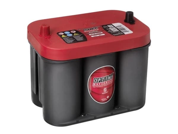 Optima Red Top RT C 4.2 Spiral Cell AGM Starting Battery 12V 50Ah 815A